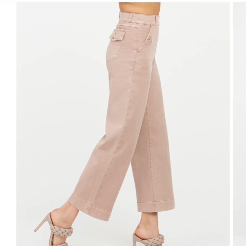 Spanx Stretch Twill wide leg pants szL